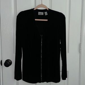 Chico’s Travelers V-Neck Jacket